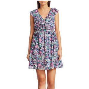 NWT BANJANAN Silvie Floral Maxi Dress Anna's Wild Garden Blueprint Size M